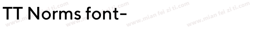 TT Norms font字体转换
